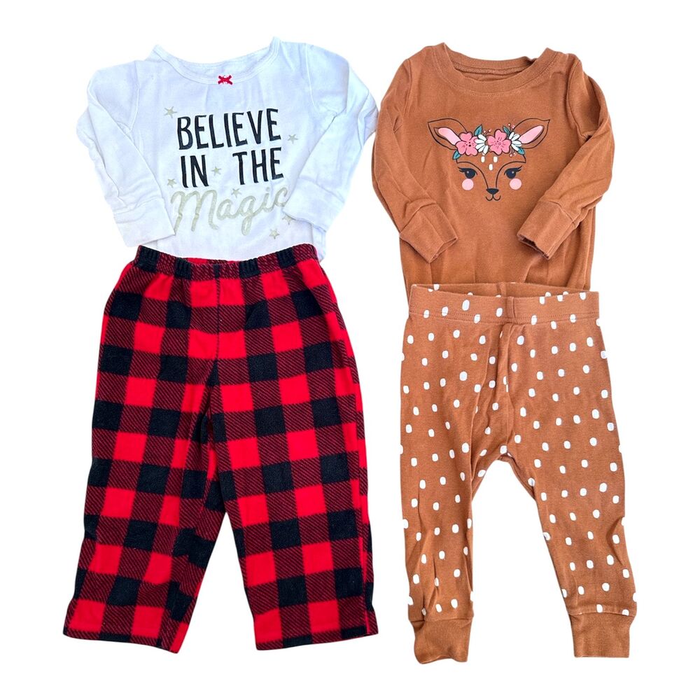 OLD NAVY CARTERS PJs Pajama Set Size 18 Months Long Sleeve Pajamas for Toddler